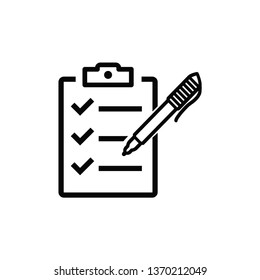 clipboard pencil icon