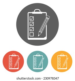 clipboard pencil icon