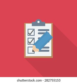 clipboard pencil icon