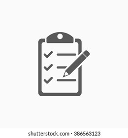 clipboard pencil icon