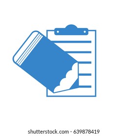 clipboard and pencil icon