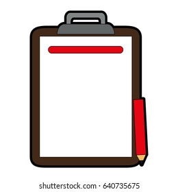 clipboard with pencil icon image 