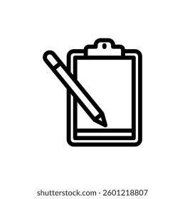 Clipboard with a pencil symbolizes note taking and organization for efficiency projects Great for planning and checklist concepts.