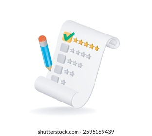 clipboard rating five stars for best excellent rating, quality rating reviews from customers