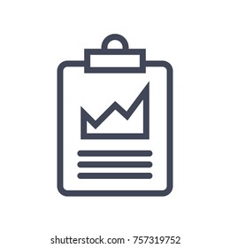 clipboard with report icon