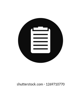 Clipboard rounded icon
