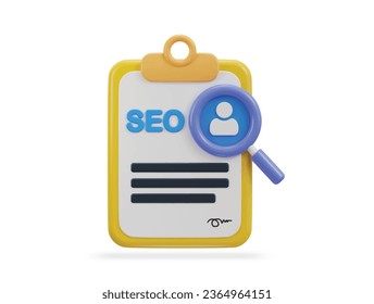Clipboard with SEO agreement icon
