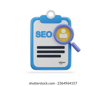 Clipboard with SEO agreement icon
