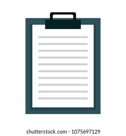Clipboard with sheet
