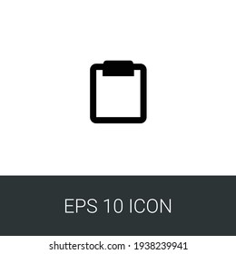 Clipboard simple eps 10 icon