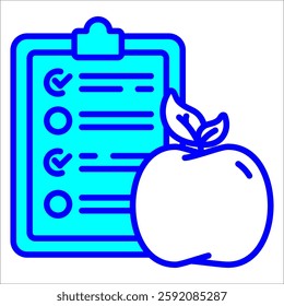 Clipboard Simple Icon Vector Illustration Concept