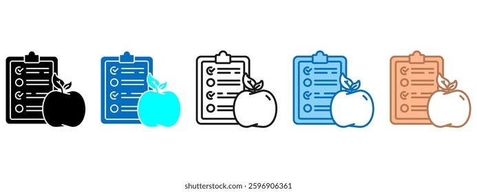 Clipboard Simple Icon Vector Illustration Concept