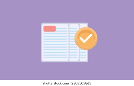 clipboard task management todo checklist, efficient work on project plan concept.
