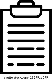 Clipboard Vector Design Icon Style