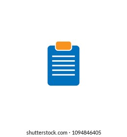 Clipboard vector design logo 