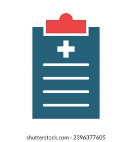 Vector De Portapapeles Glifo Dos Iconos De Color Para Uso Personal Y Comercial.
