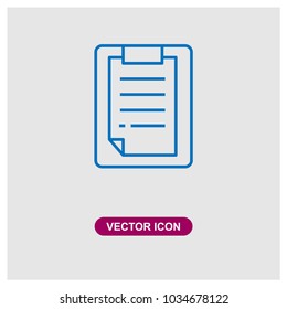 Clipboard Vector Icon