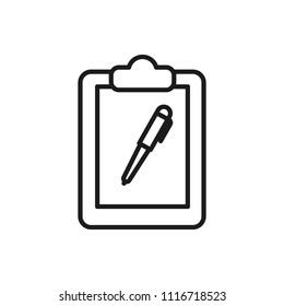 clipboard vector icon