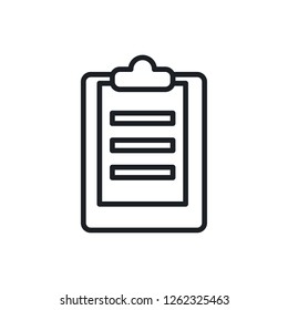 clipboard vector icon