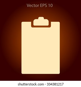 clipboard vector icon