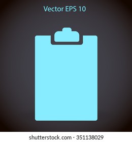 clipboard vector icon