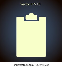 clipboard vector icon