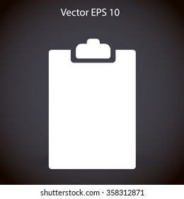 clipboard vector icon