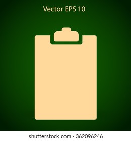 clipboard vector icon