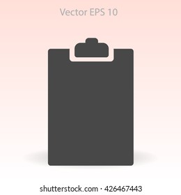 clipboard vector icon