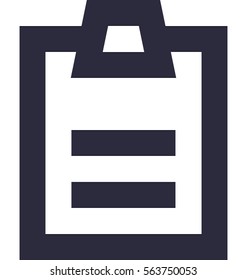Clipboard Vector Icon