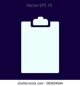 clipboard vector icon