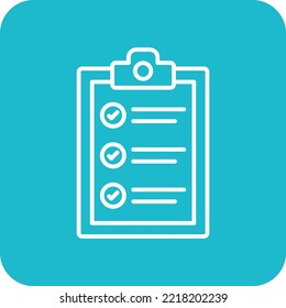 Clipboard vector icon. Can be used for printing, mobile and web applications.