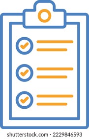 Clipboard vector icon. Can be used for printing, mobile and web applications.