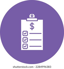 Clipboard vector icon. Can be used for printing, mobile and web applications.
