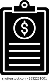 Clipboard vector icon. Can be used for printing, mobile and web applications.