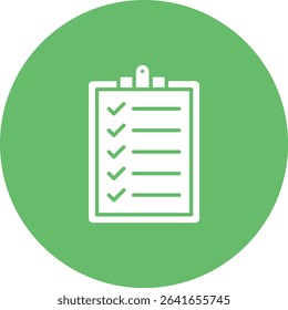 Clipboard vector icon. Can be used for printing, mobile and web applications.