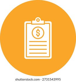 Icono de Vector Portapapeles. Se puede utilizar para aplicaciones de impresión, móviles y de Web.