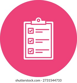 Icono de Vector Portapapeles. Se puede utilizar para aplicaciones de impresión, móviles y de Web.