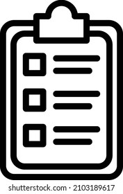 Clipboard Vector Icon Design Illustration