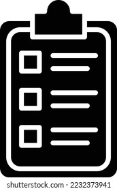 Clipboard Vector Icon Design Illustration
