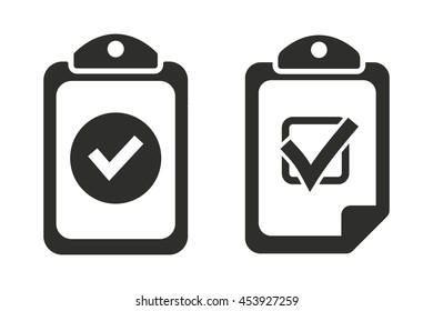 Clipboard vector icon. Illustration isolated on white background for graphic and web design.
