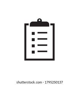 clipboard vector icon logo design