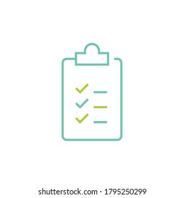 clipboard vector icon logo design
