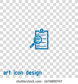 clipboard vector icon on white background