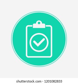 Clipboard vector icon sign symbol