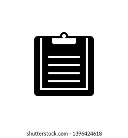 Clipboard vector icon. This icon use for admin panels, website, interfaces, mobile apps
