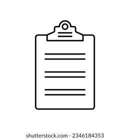 Clipboard vector icon which can easily modify or edit

