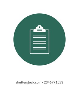 Clipboard vector icon which can easily modify or edit

