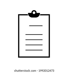 Clipboard Vector  Icons. Contains such Icons as Contact, Checklist, Petition and more. on blank background. eps10