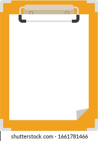 Ilustración vectorial del Portapapeles . Rellene el cuestionario .